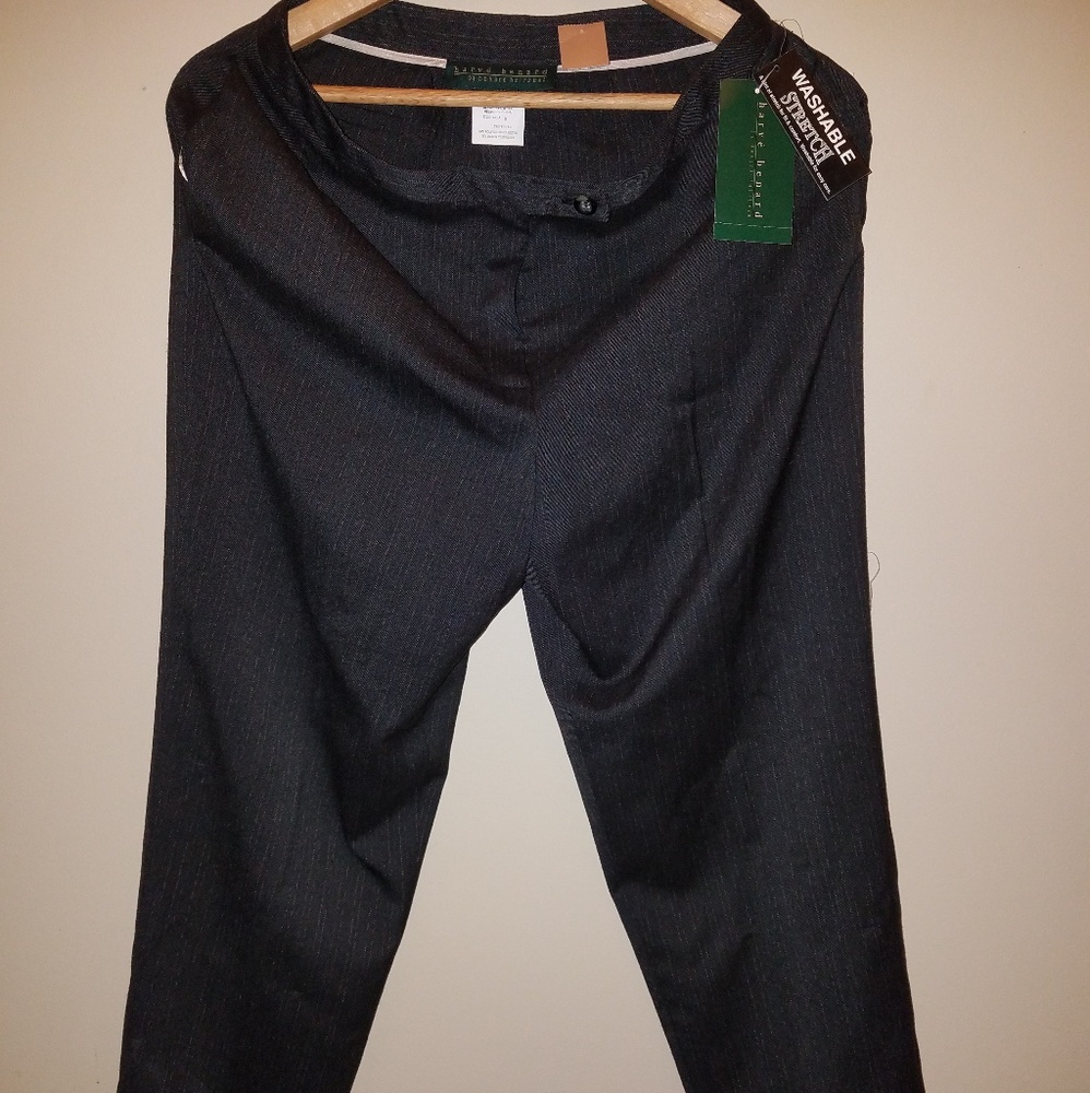 Harve Bernard Sz 8 Pin striped pants